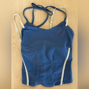 Nike Blue Athletic Workout Top